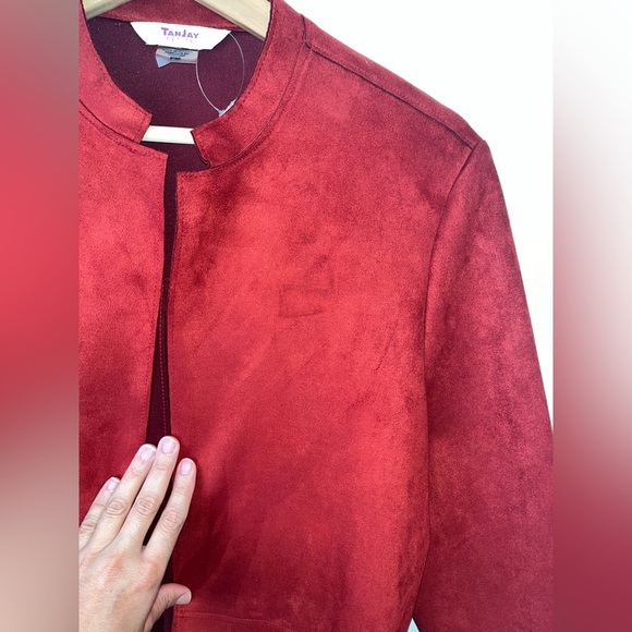 Tanjay Suede jacket- Medium Petite - Picture 10 of 10
